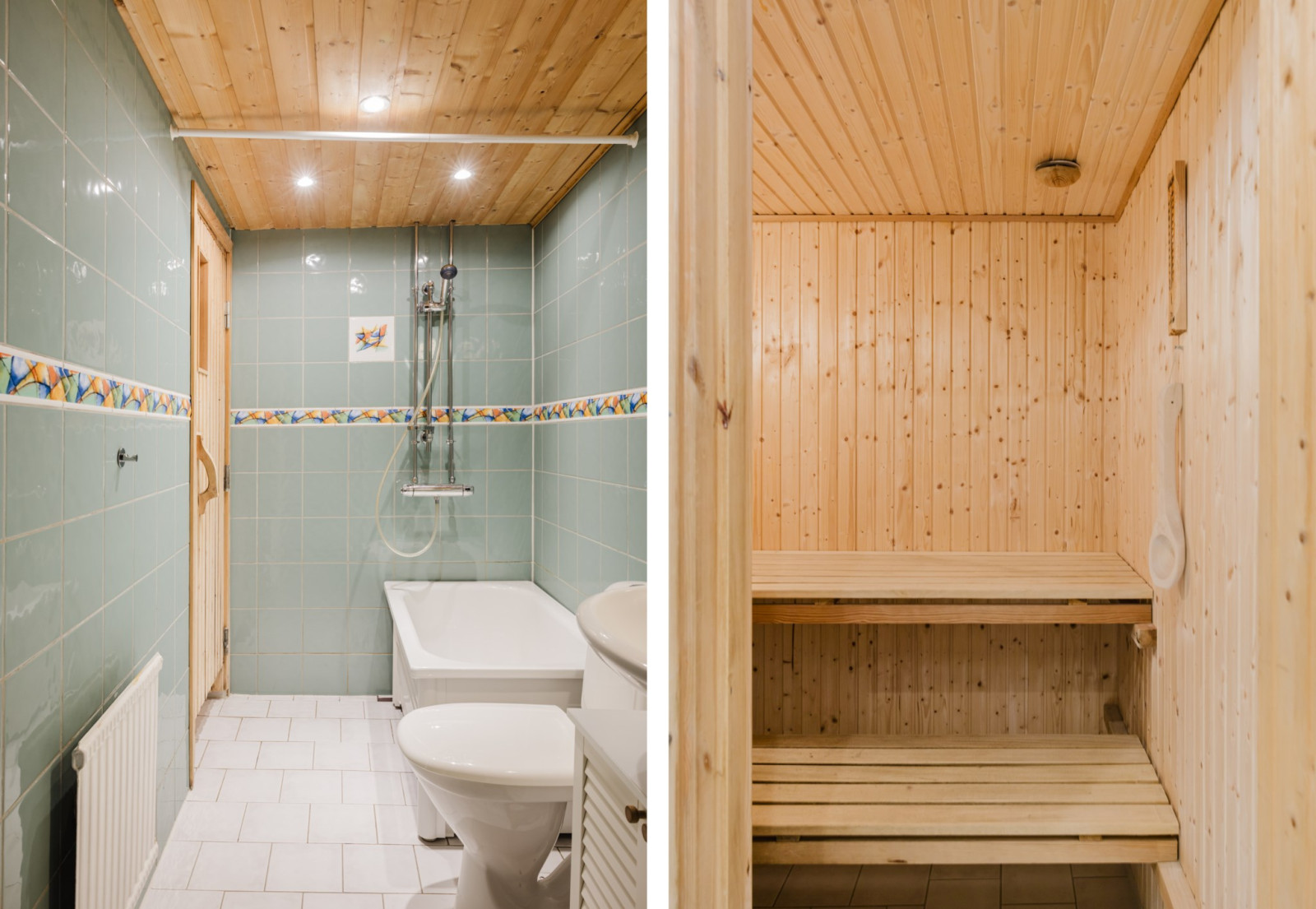 Badrum med bastu Fjärilstigen 35