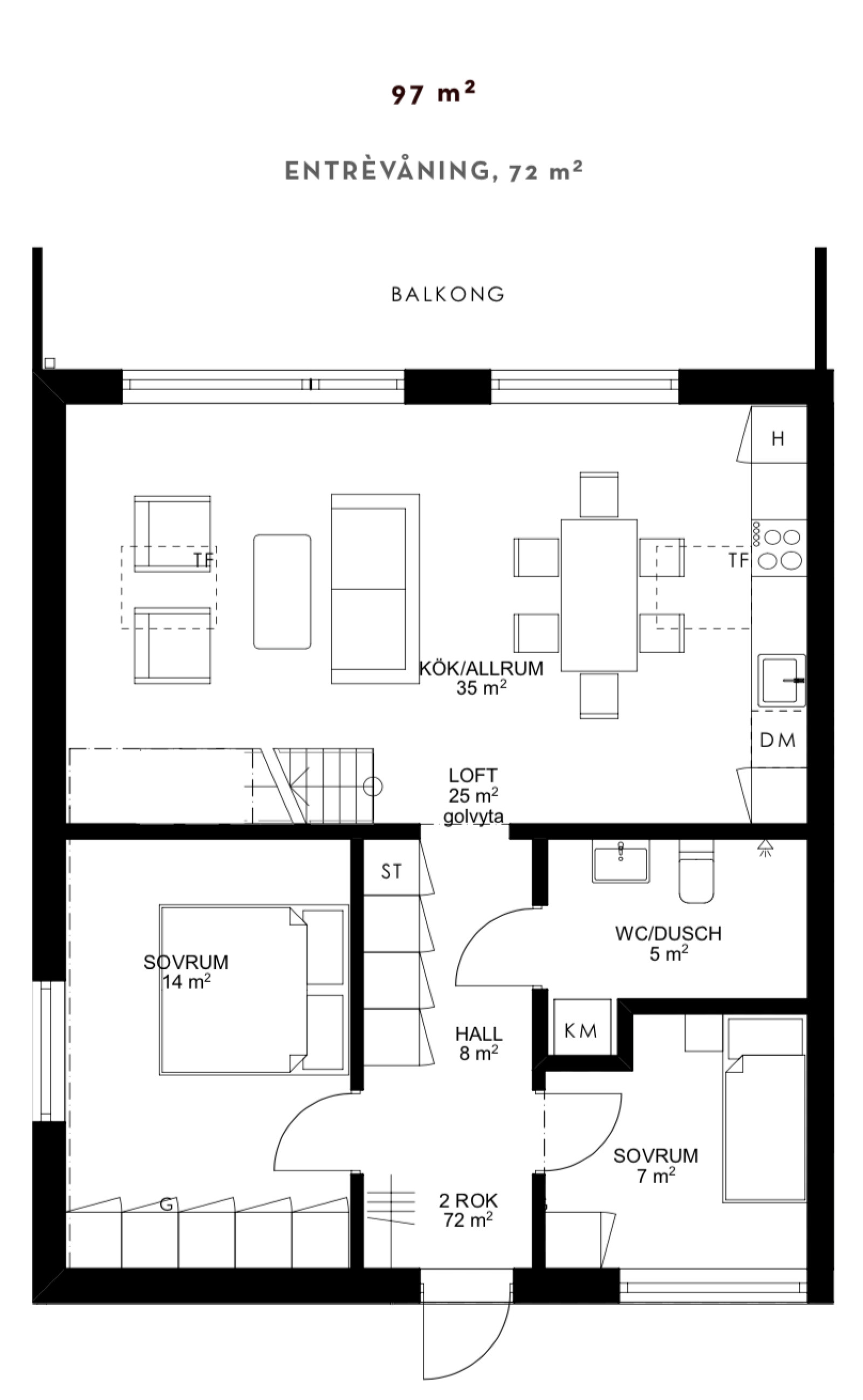 Planritning Tallsätravägen 19