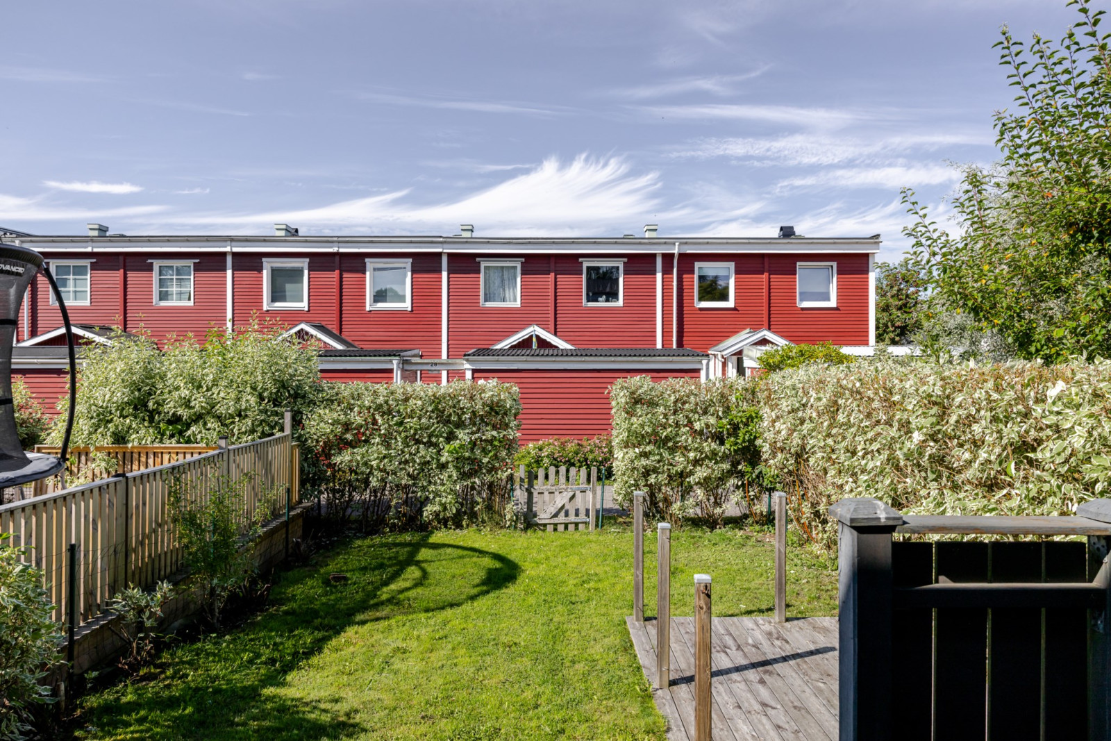 Plan gräsmatta Herrängsvägen 18