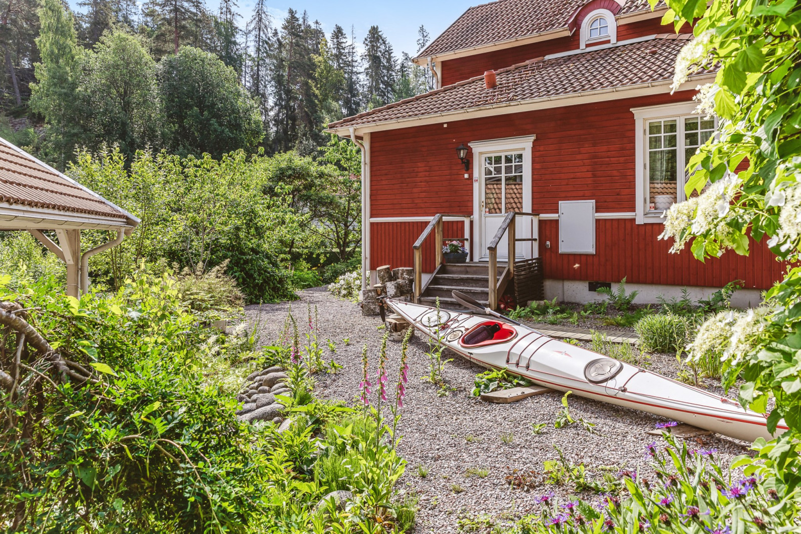 Gårdsplan Bergviksvägen 12