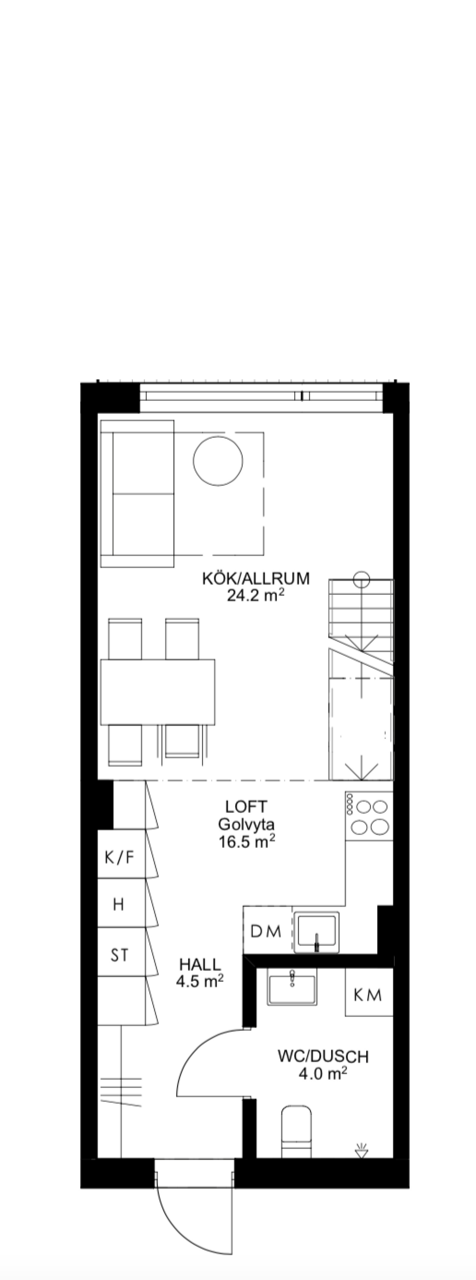 Planritning Tallsätravägen 19