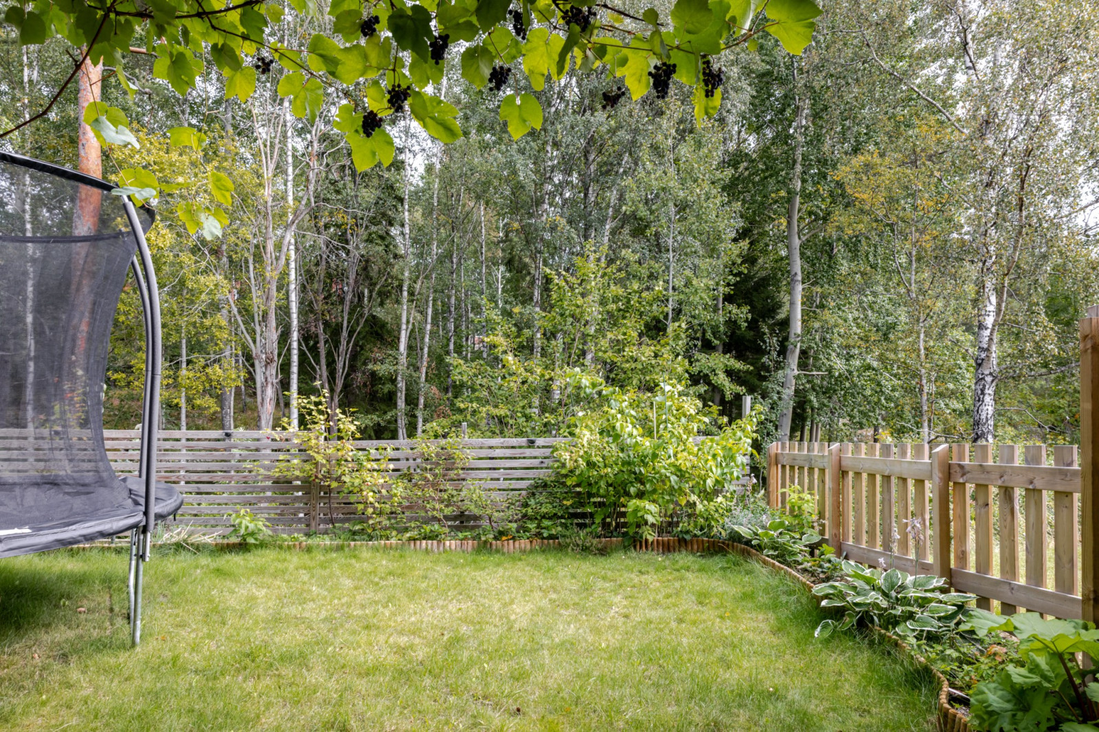 Plan trädgårdstomt mot naturen Fjärilstigen 90