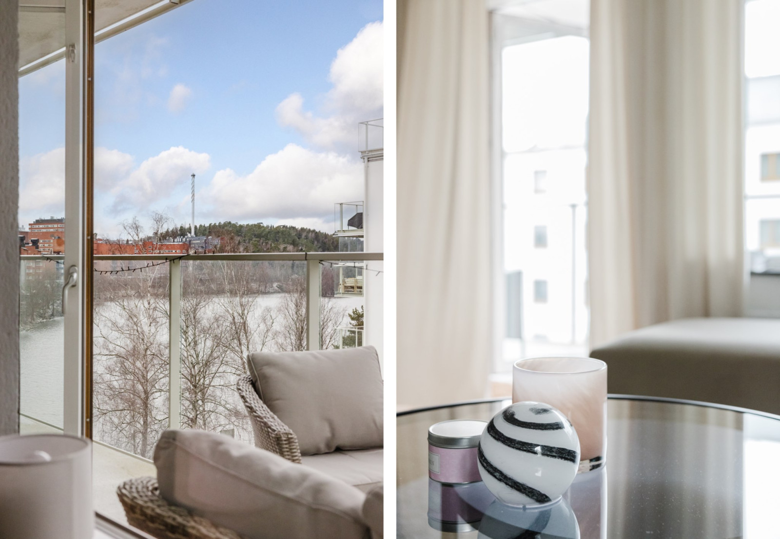 Vardagsrum / Utsikt Bergviksgatan 10