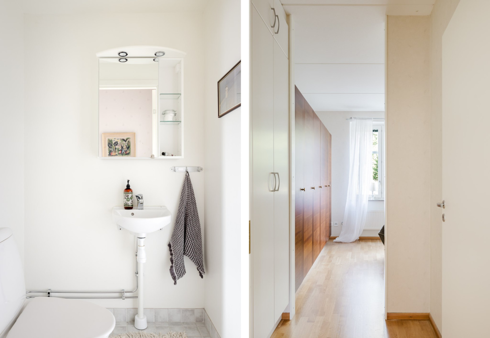 WC och del av hall Rönningevägen 2A