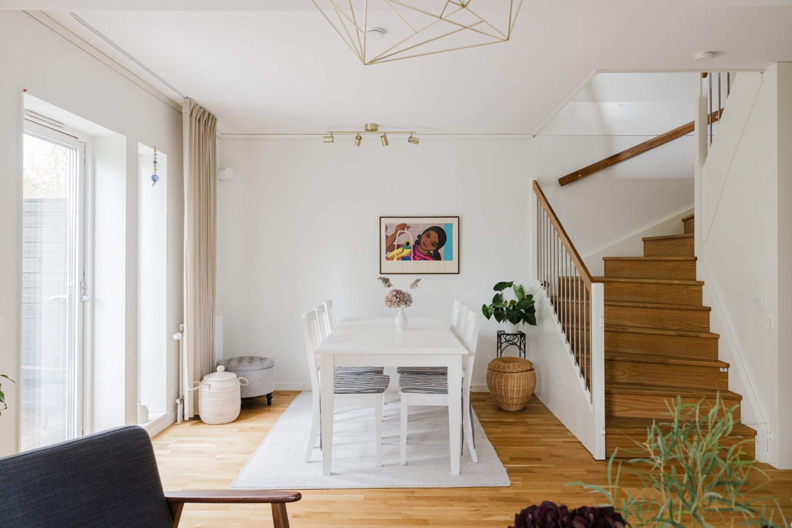 Vardagsrum med utrymme för matplats Vattentornsvägen 39A