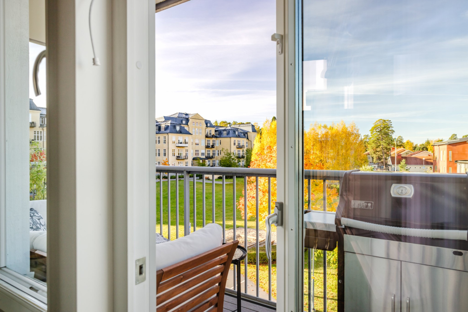 Utsikt från sovrum Sanatorievägen 23