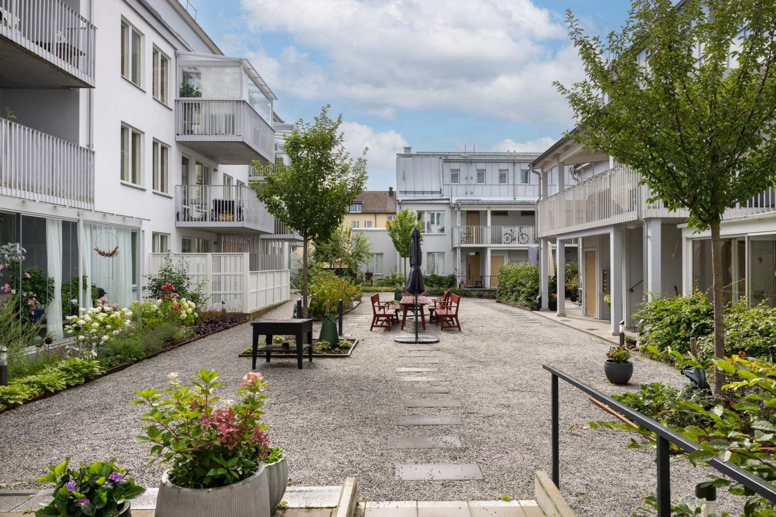 Innergård Rönninge Torg 13