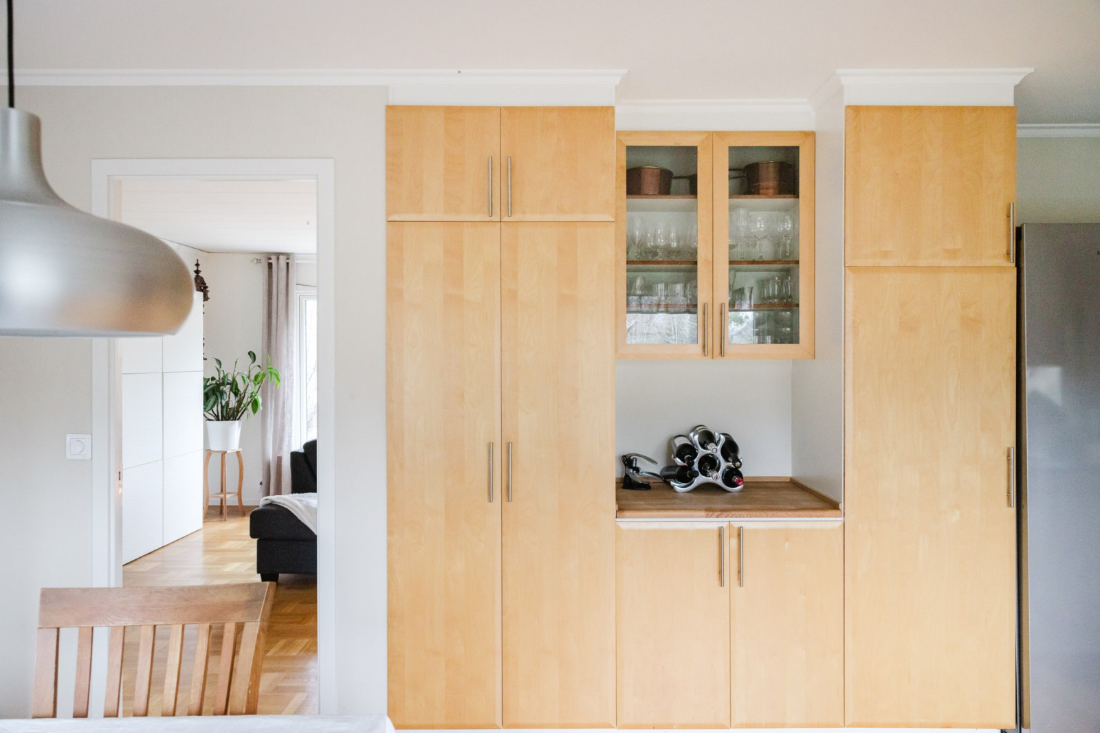 Matplats mot vardagsrum Täppvägen 13