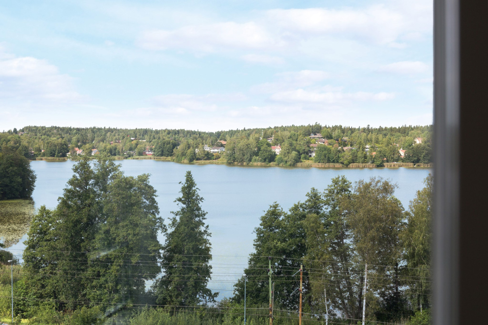 Utsikt sommar Tallsätravägen 15B