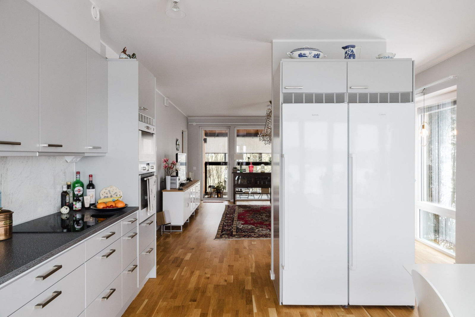 Kök mot vardagsrum Tallsätravägen 15B