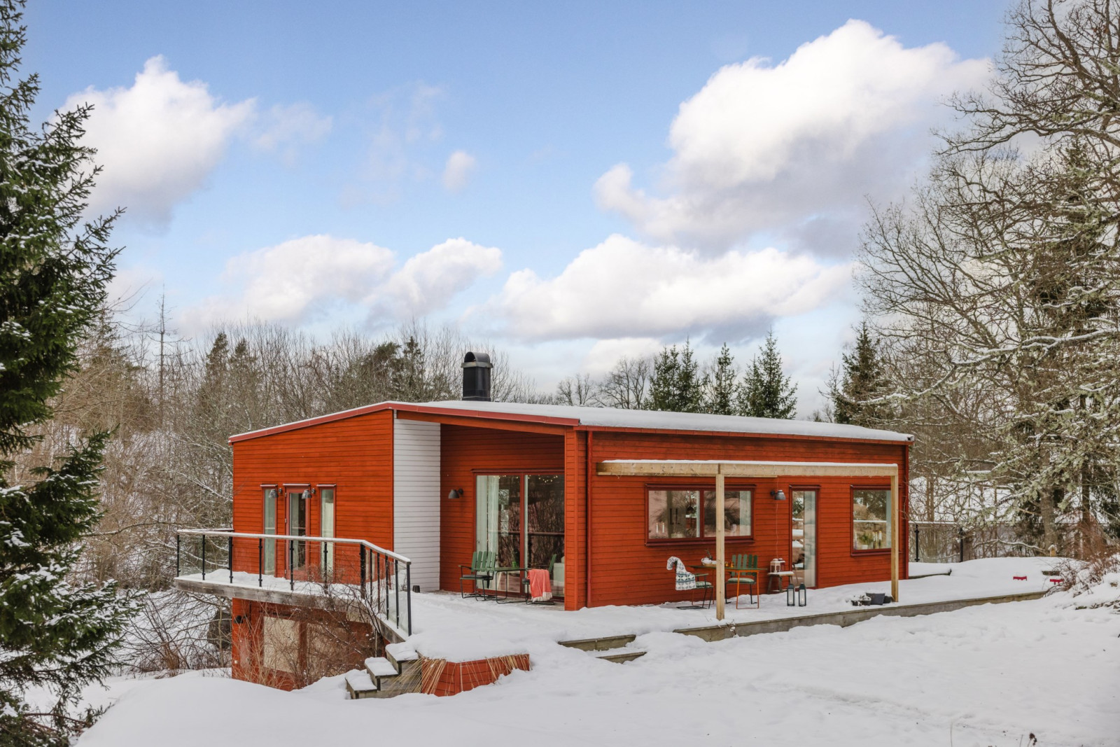 Vinterbild Uttringe hages väg 49