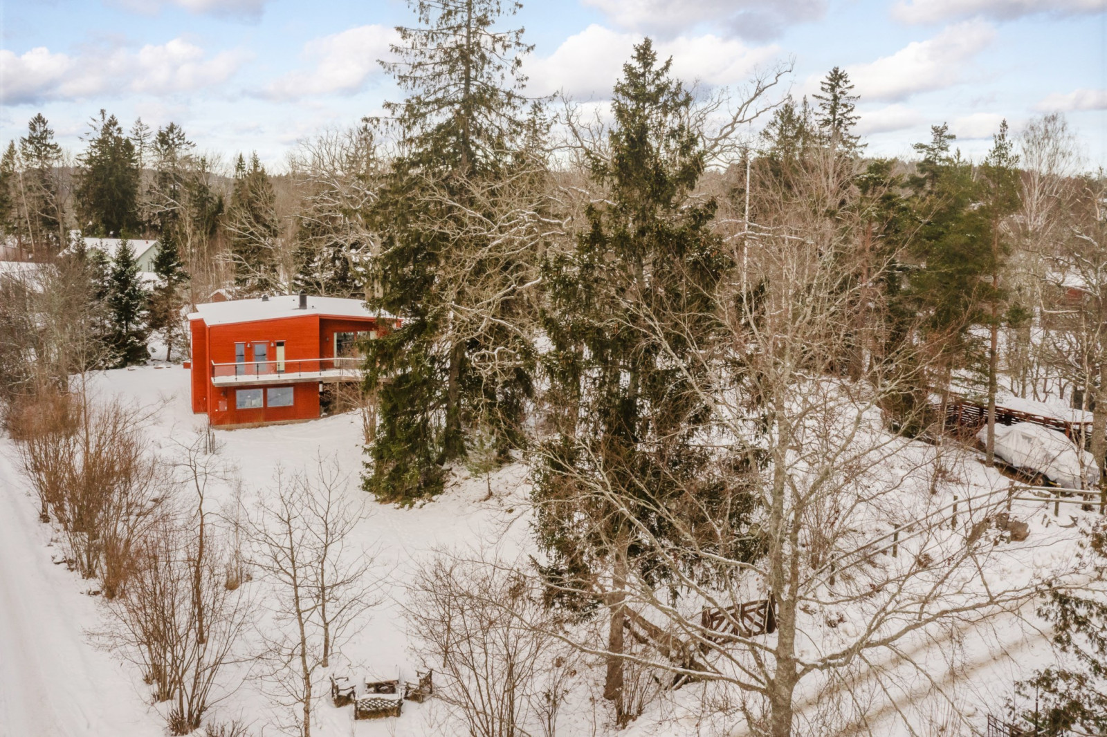 Vinterbild Uttringe hages väg 49