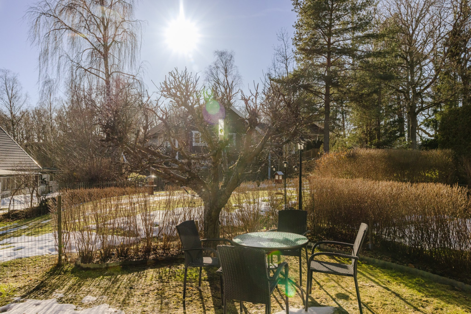 Baksida mot samfällighet Rönningevägen 65B