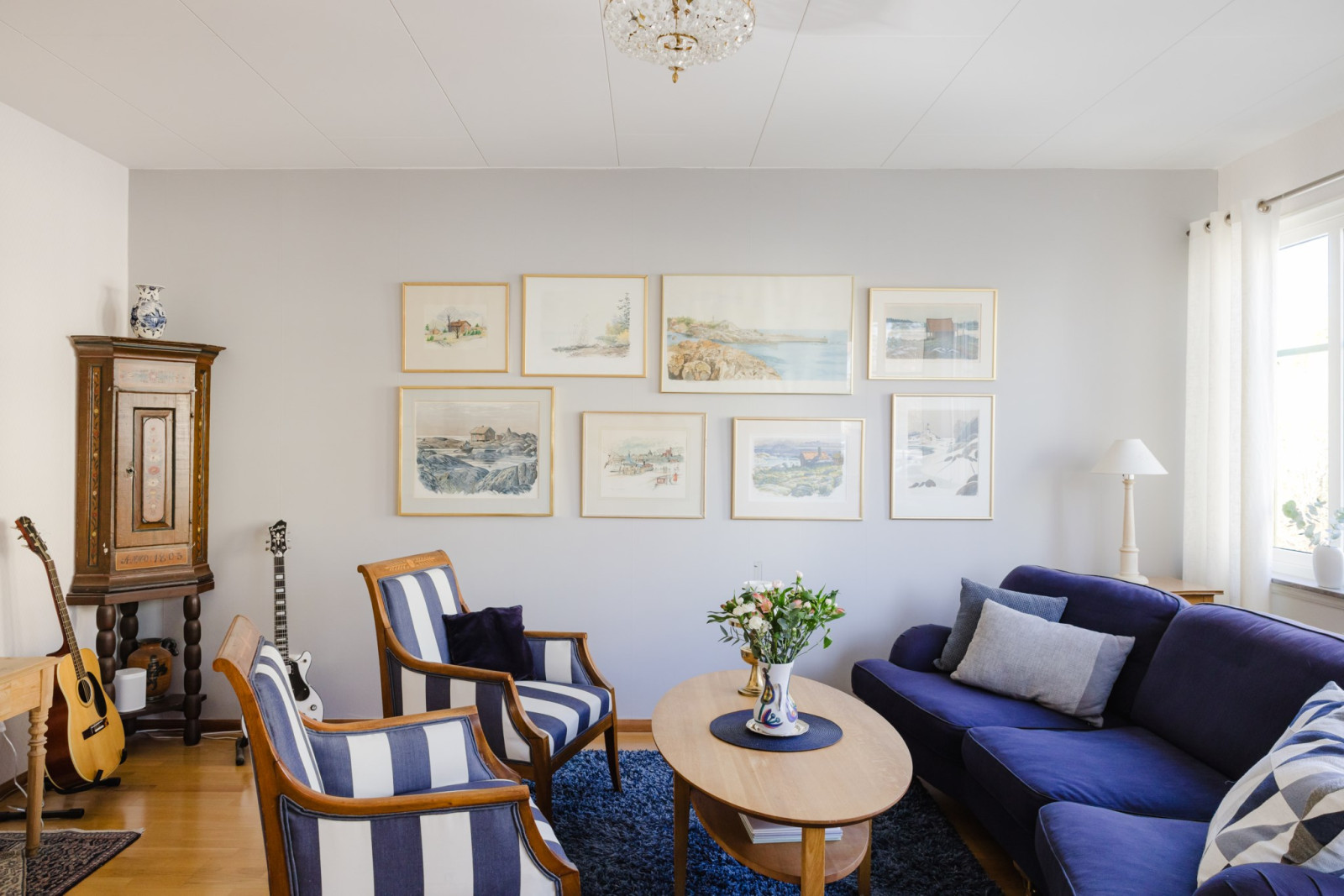 Vardagsrum Skogsrovägen 8