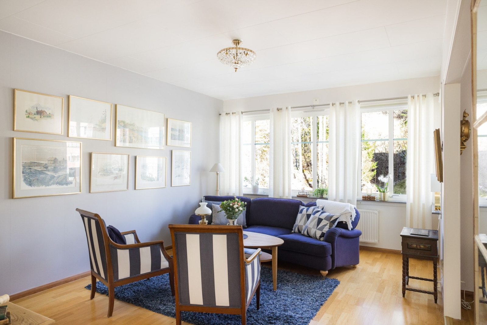 Vardagsrum Skogsrovägen 8