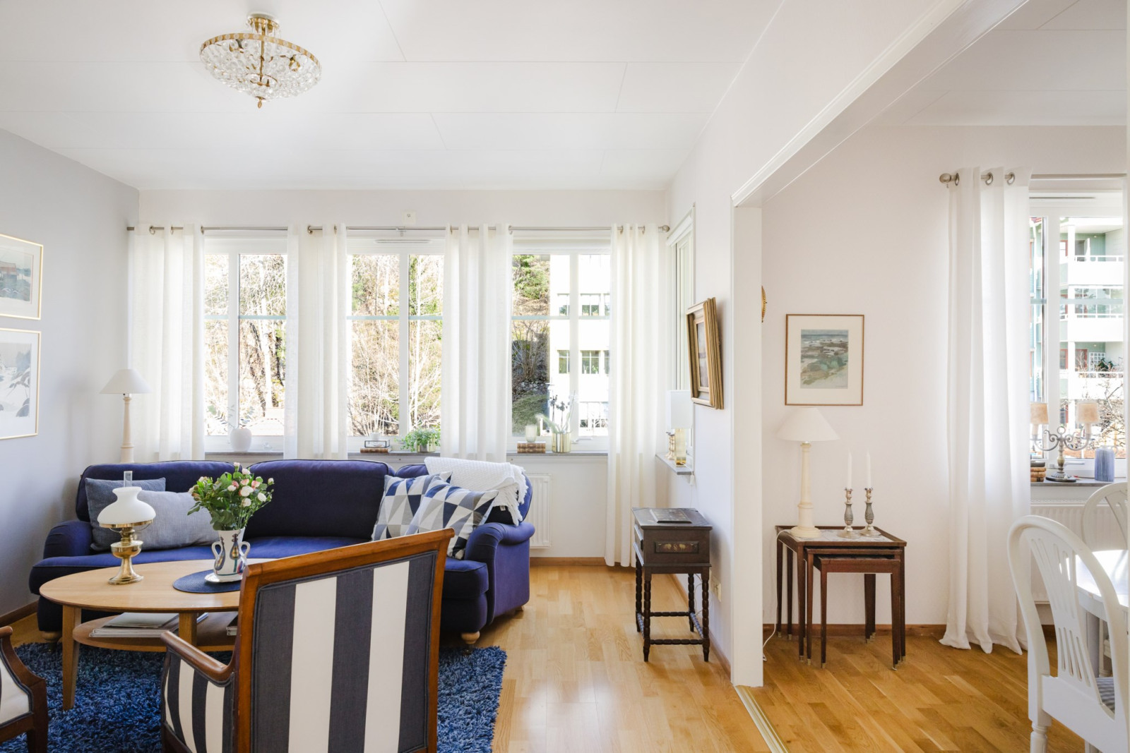 Vardagsrum Skogsrovägen 8