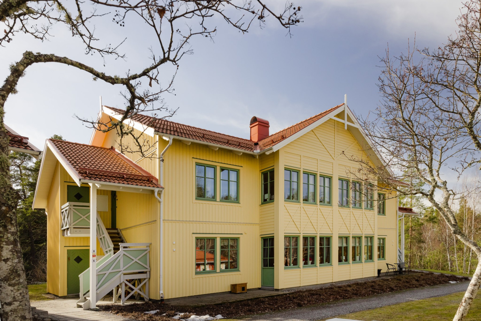 Exteriör Skogsrovägen 8