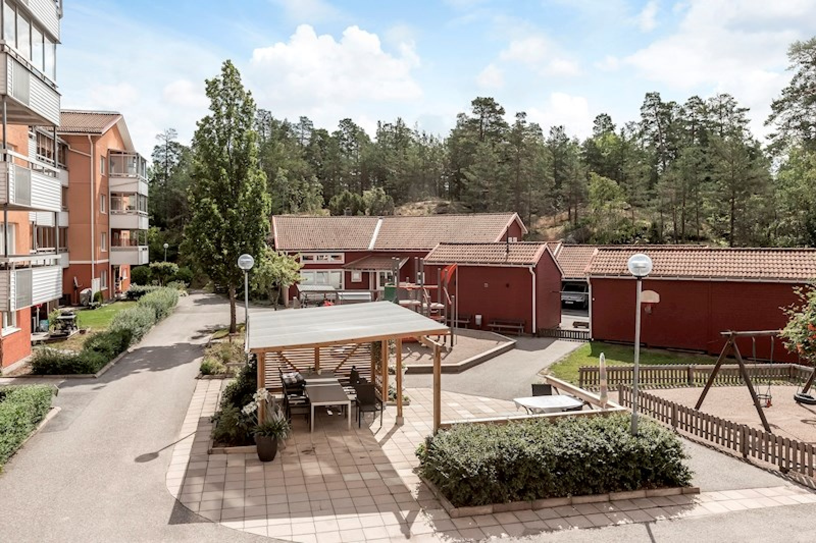 Innergård Bergsvägen 1A