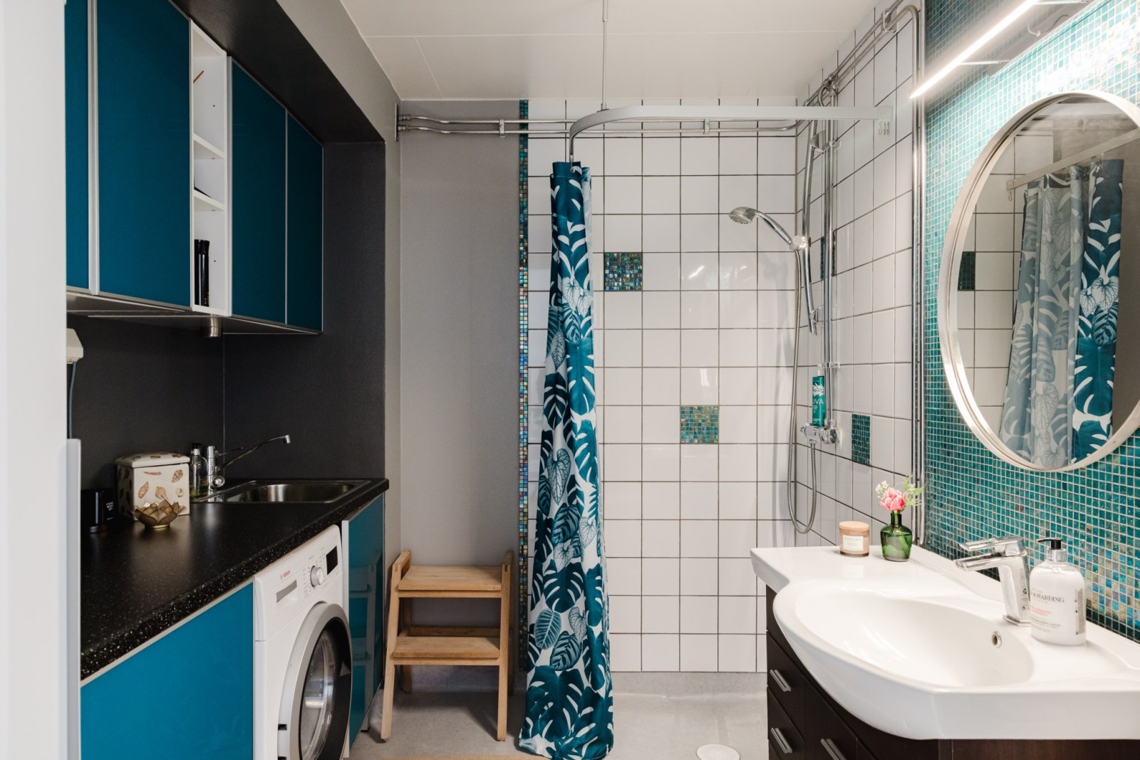 Badrum med tvättavdelning Westerdahlsvägen 39