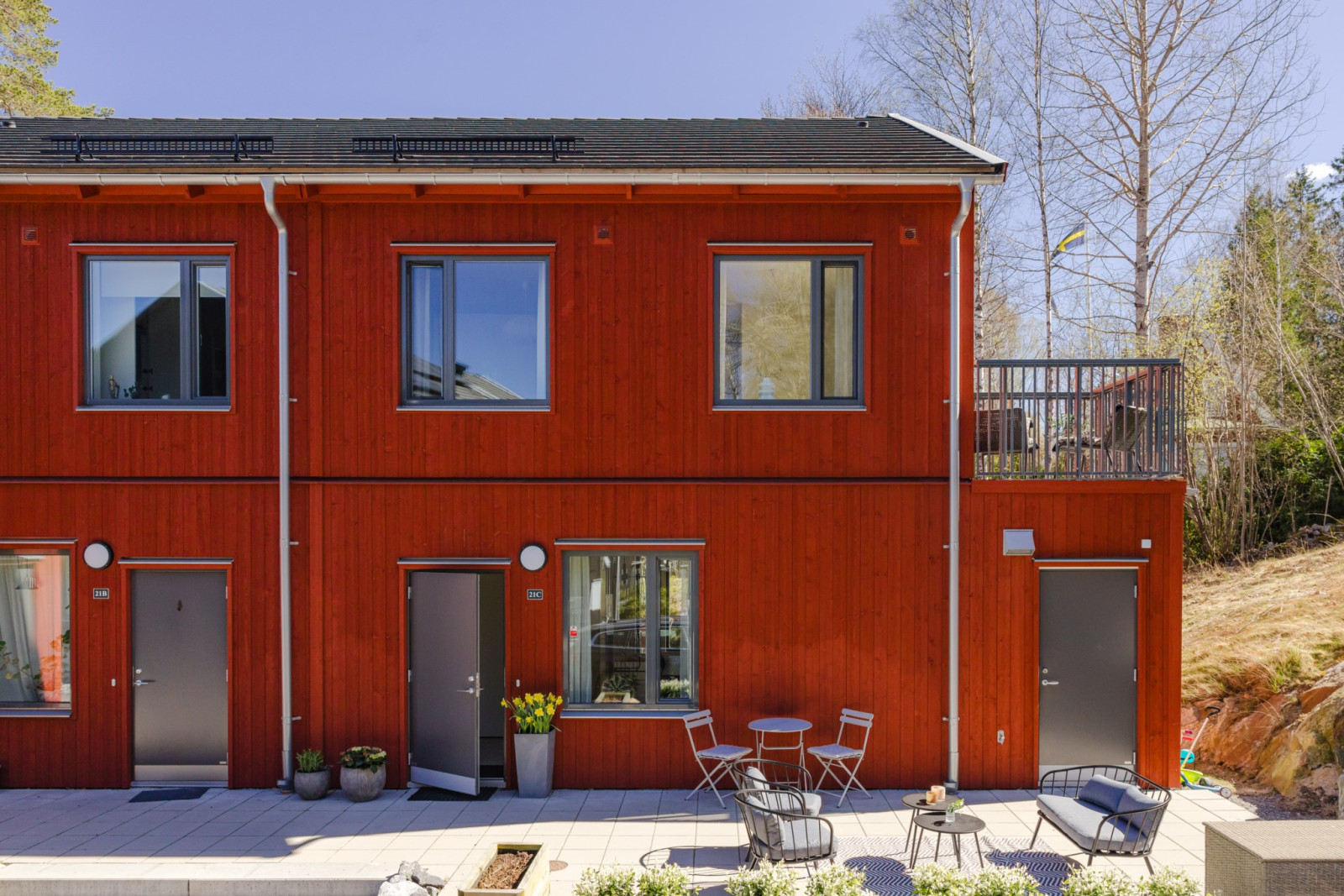 Exteriör Tallsätravägen 21C