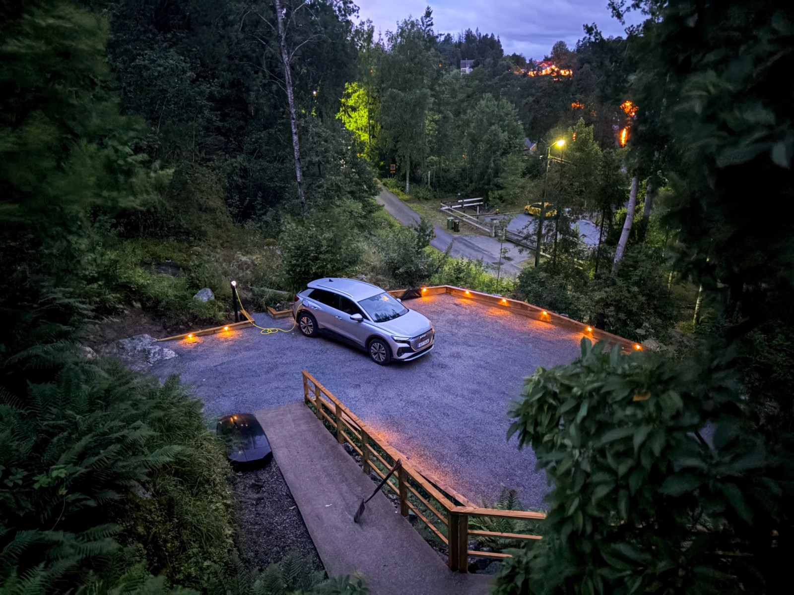 Skymningsbild Norrbyvretsvägen 41