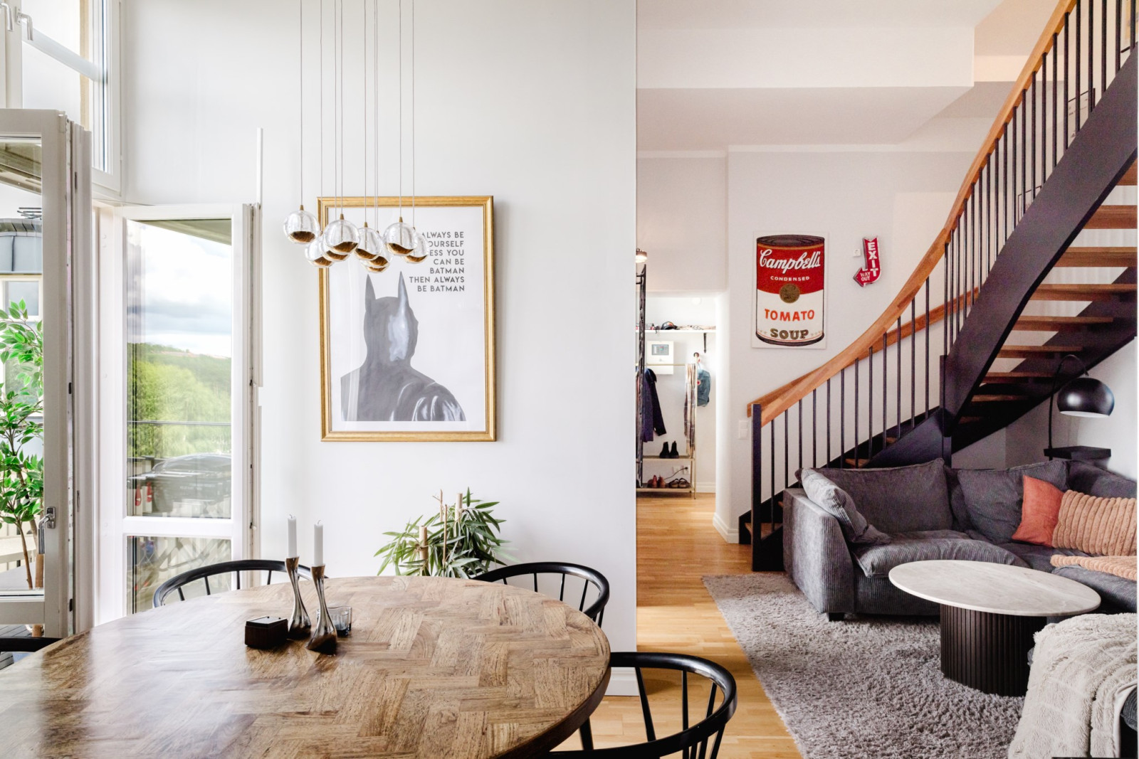 Matplats och del av vardagsrum Verandastigen 1