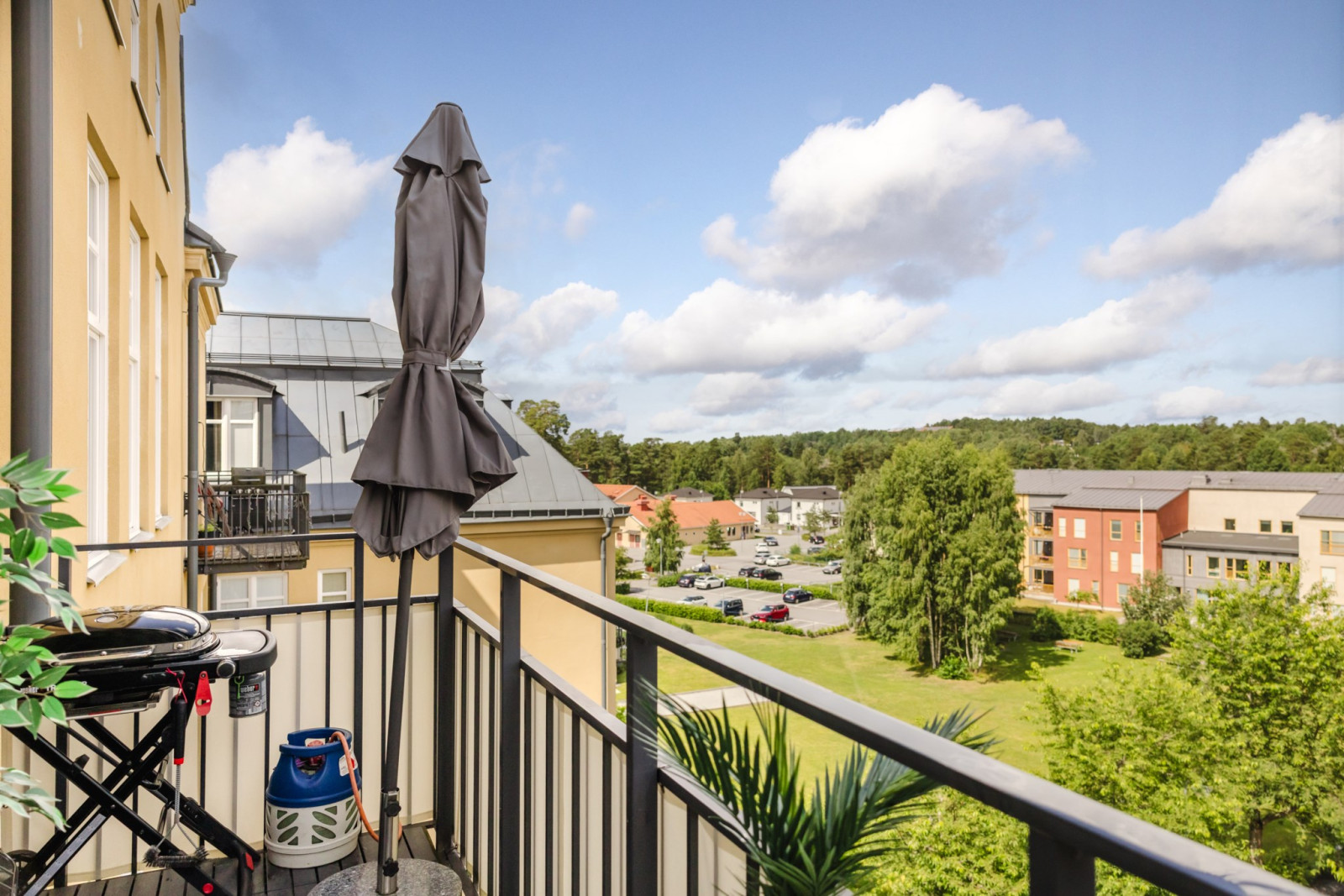 Utsikt från balkong Verandastigen 1