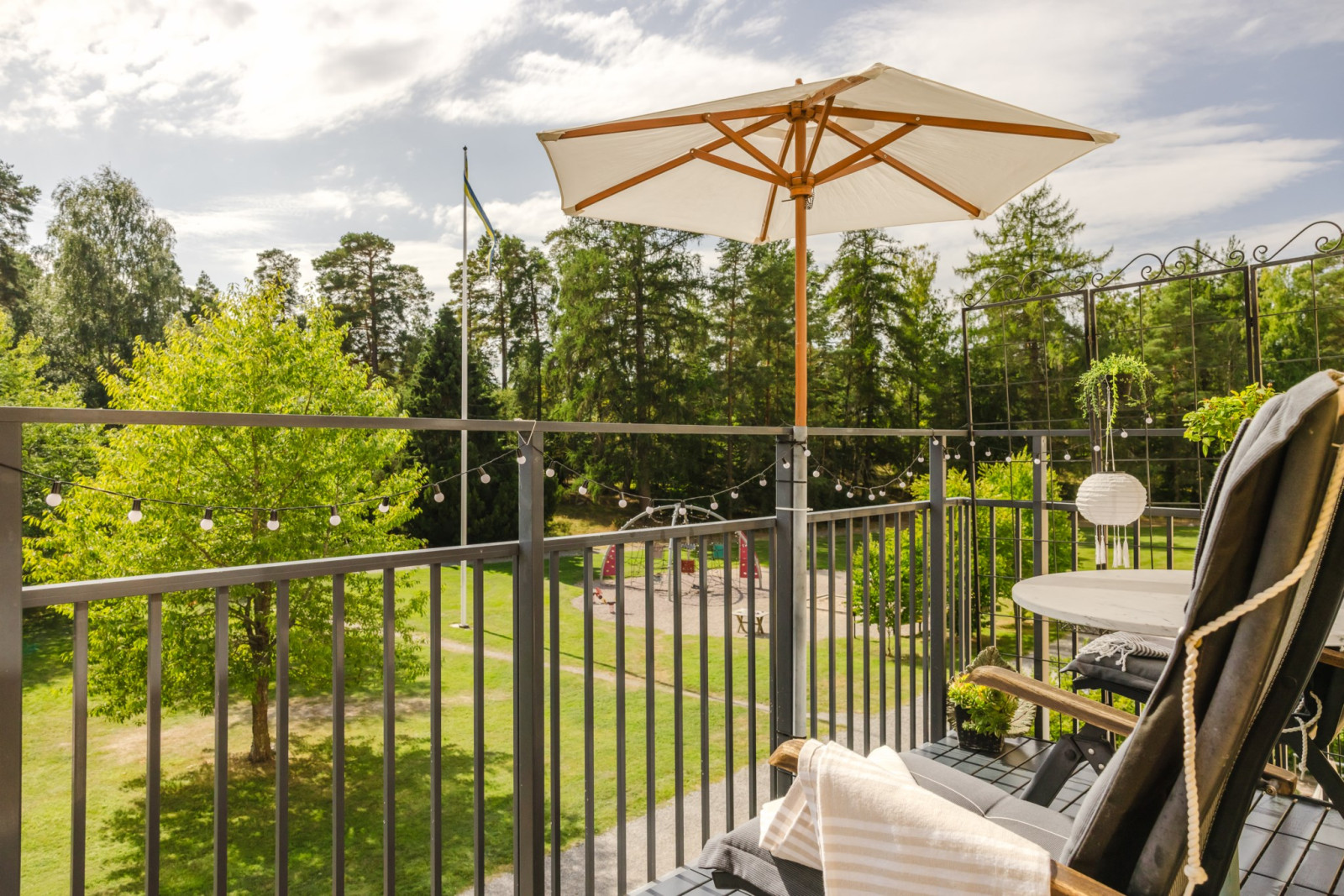 Utsikt från balkong Verandastigen 1