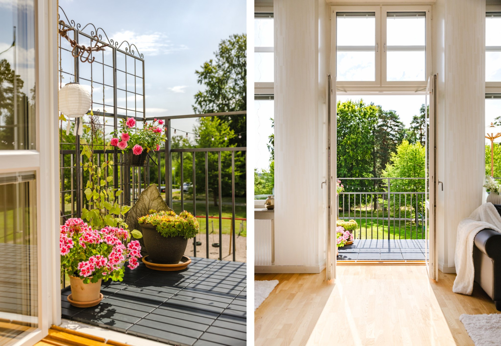 Utgång till balkong Verandastigen 1