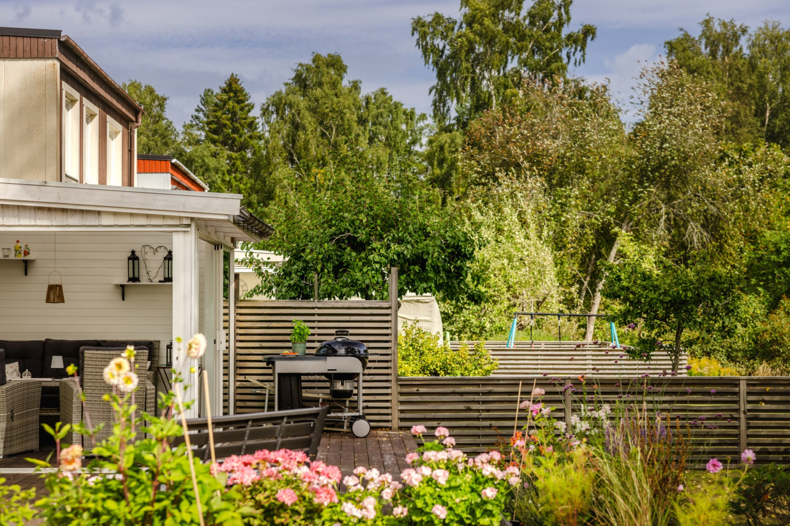 Trädgårdsvy Tussilagostigen 7