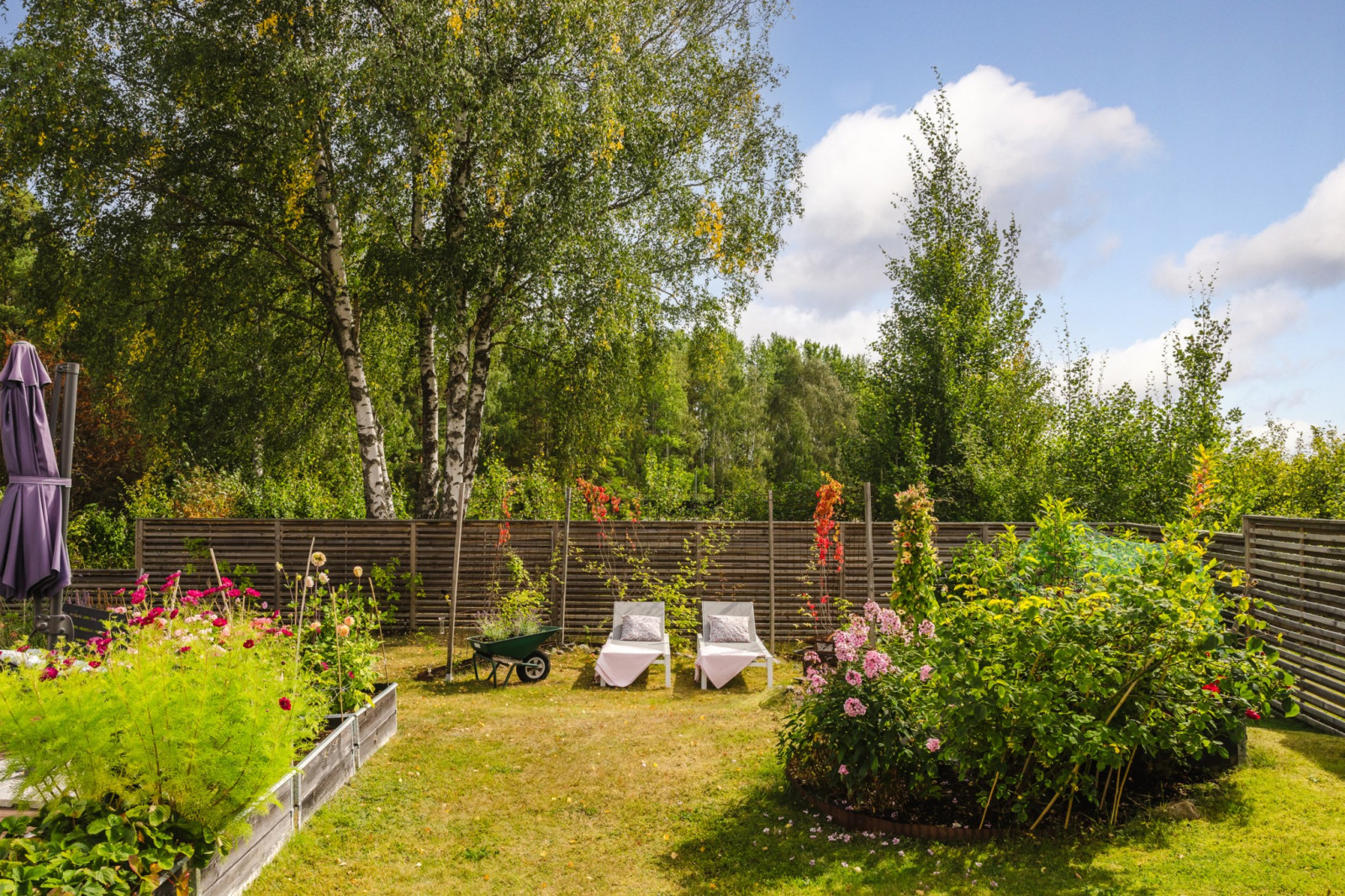 Stor friköpt trädgårdstomt som vetter mot natur Tussilagostigen 7