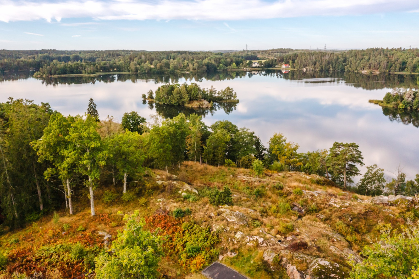 Sjöutsikt Poppeholmsstigen