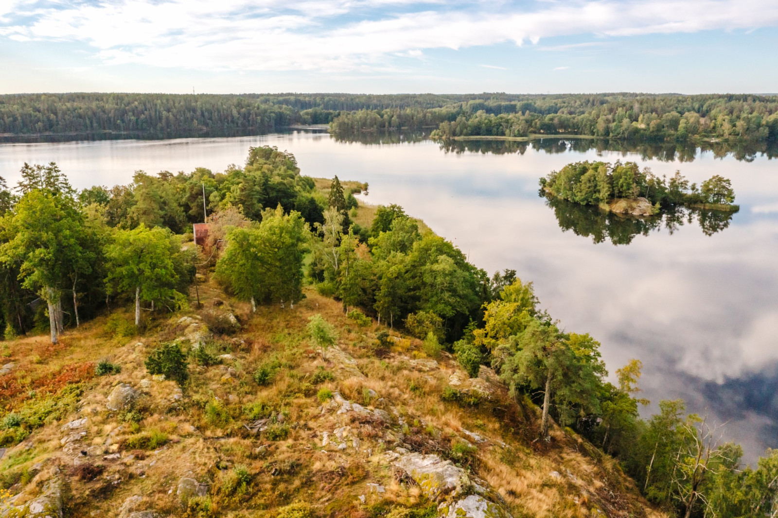 Sjöutsikt Poppeholmsstigen