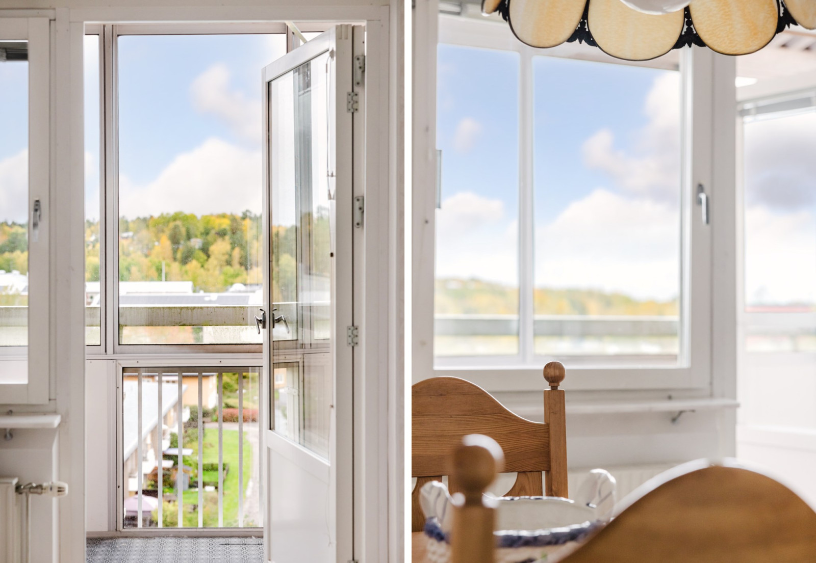Utsikt från matplats Bergsvägen 1C