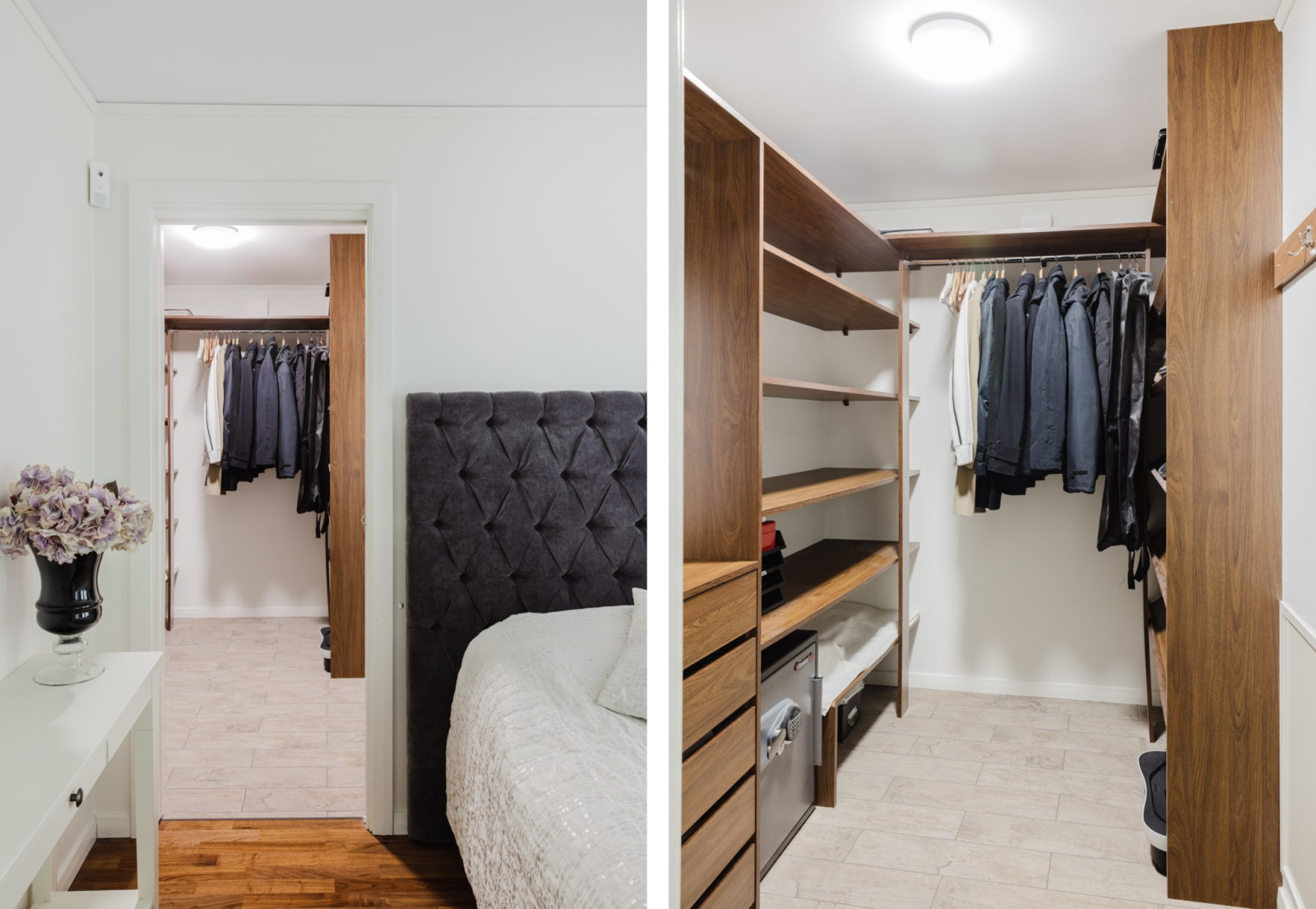 Sovrum 3 med walk in closet Högvretsvägen 16