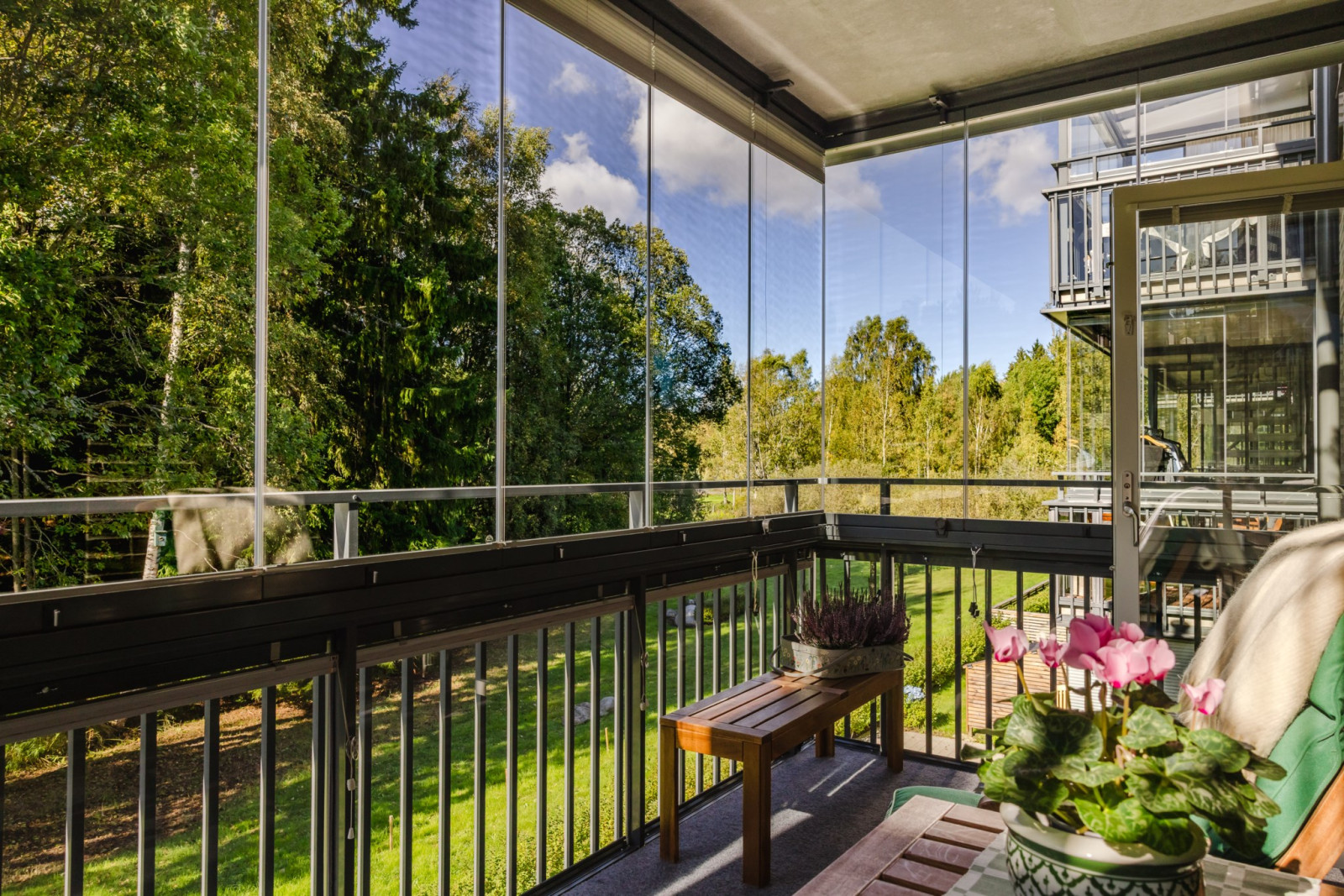 Inglasad balkong Fårhagestigen 3