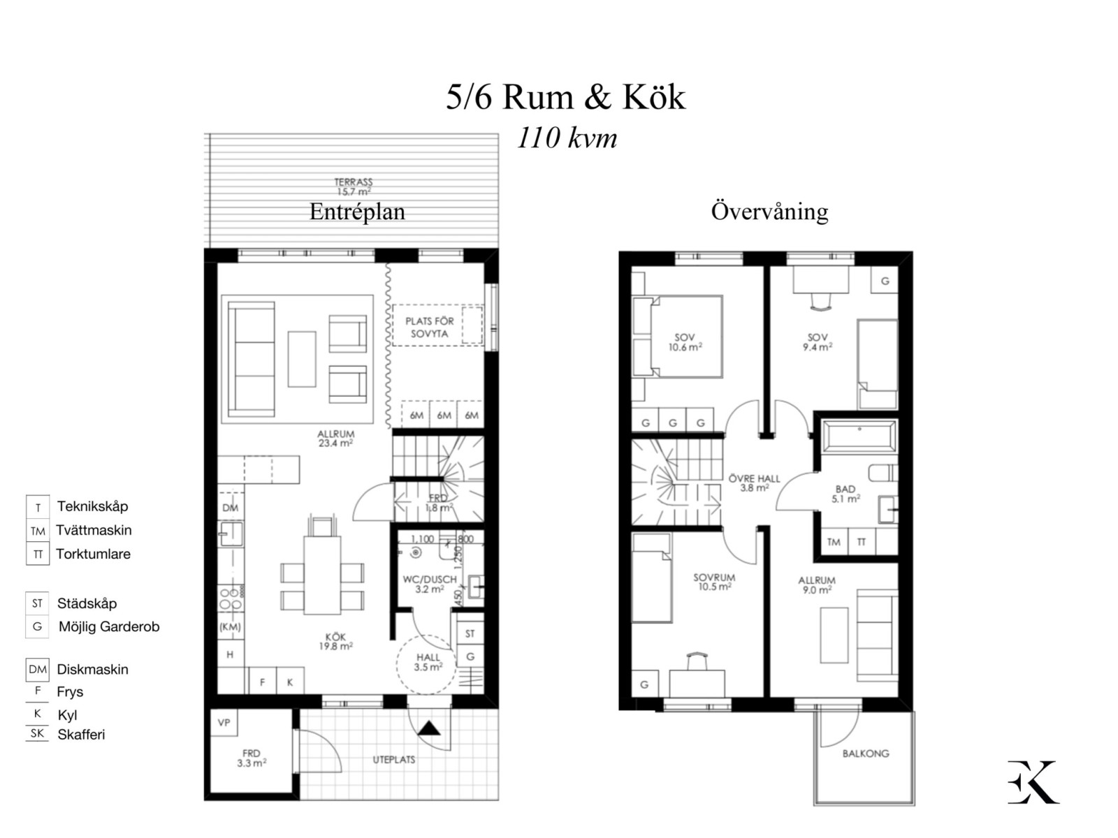 Planritning Tallsätravägen 19