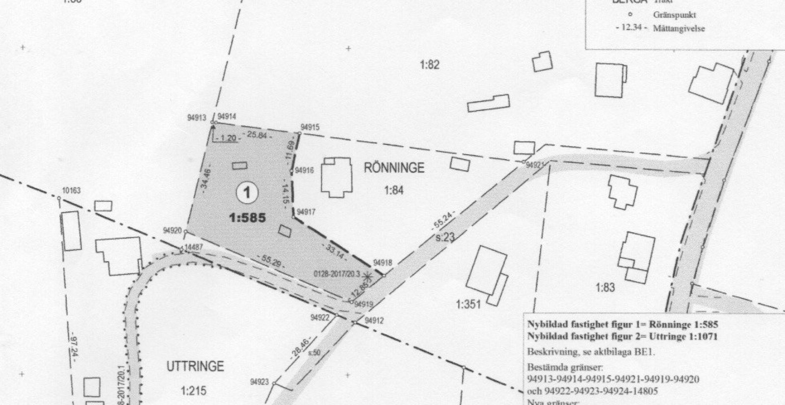 Tomtkarta Heliodalsvägen 8