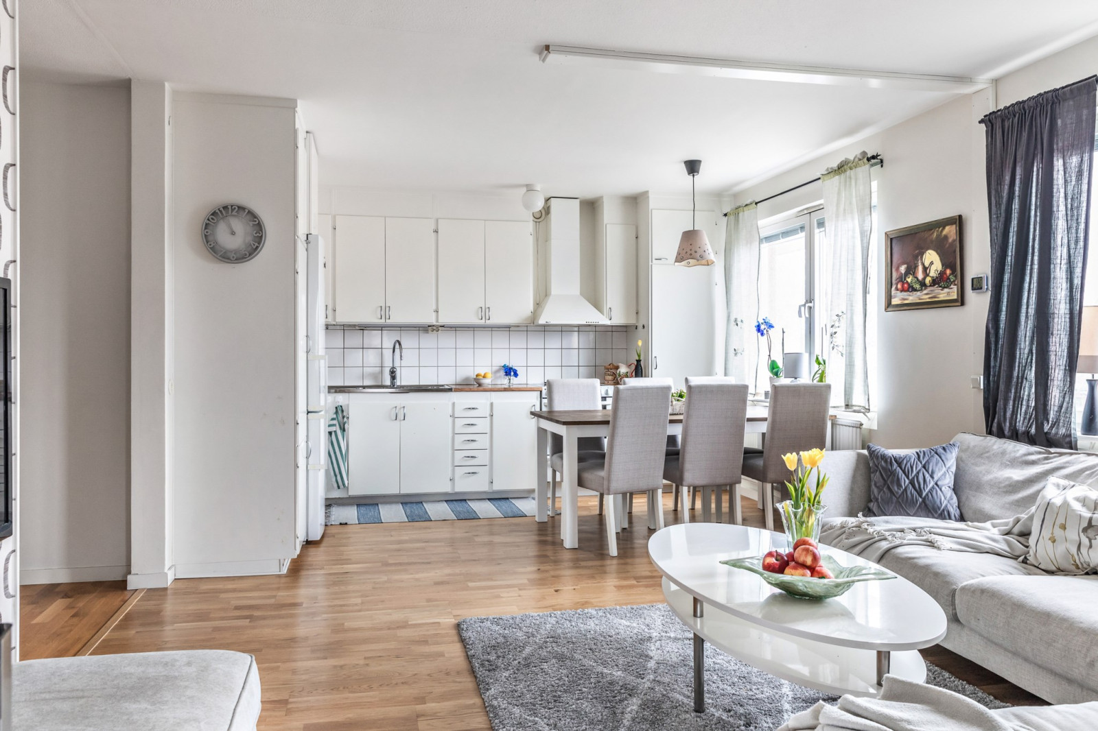 Kök och vardagsrum Söderbyvägen 14