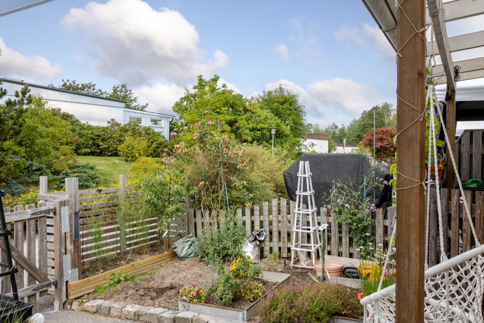 Odlingar på framsidan Fjärilstigen 90