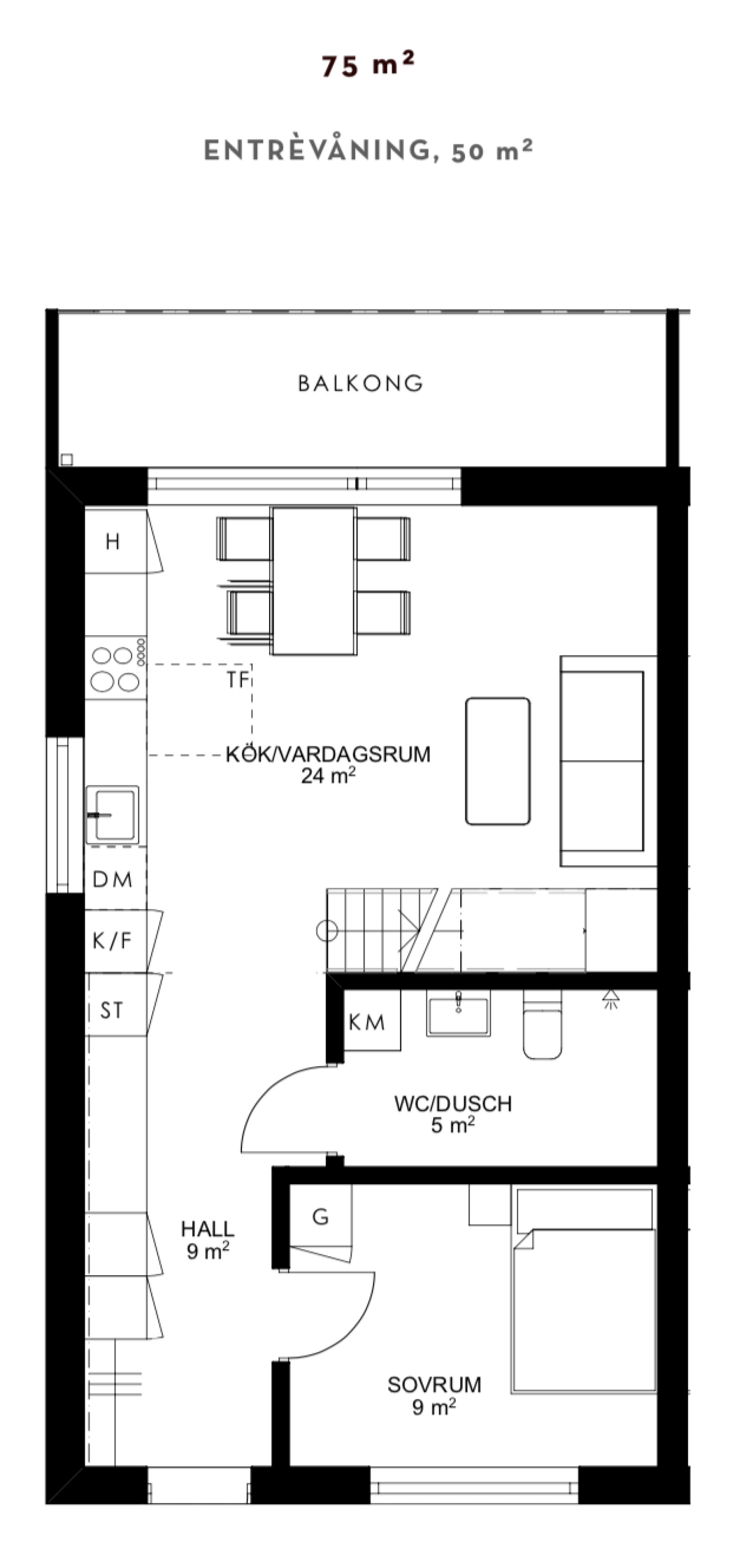 Planritning Tallsätravägen 19