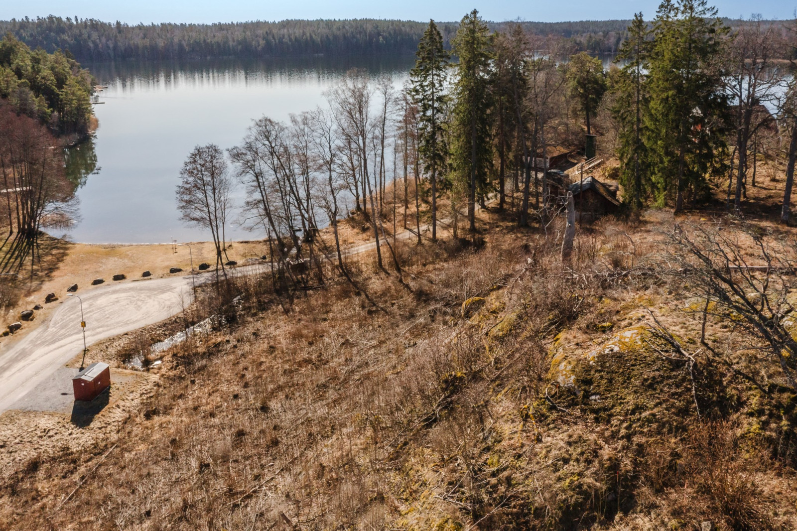 Utsikt sydost Poppeholmsstigen